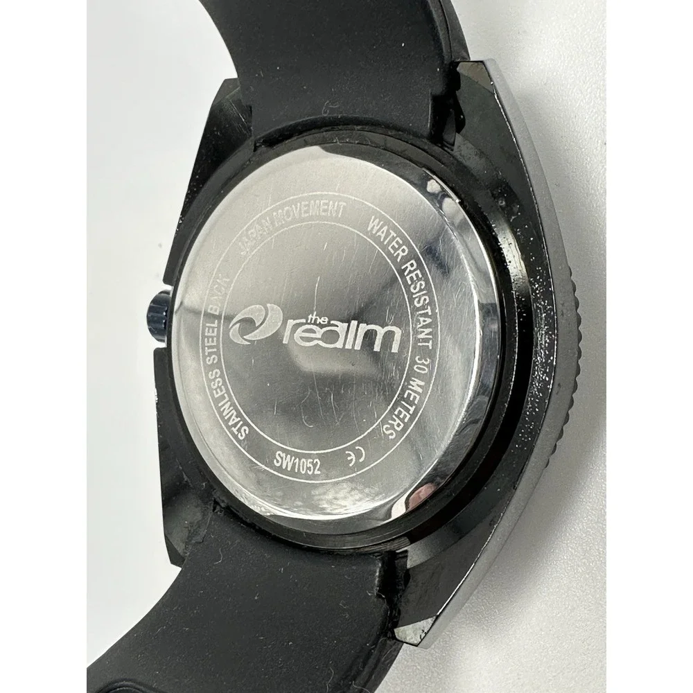 The Realm Mens Watch SW1052 New Battery 48MM 8